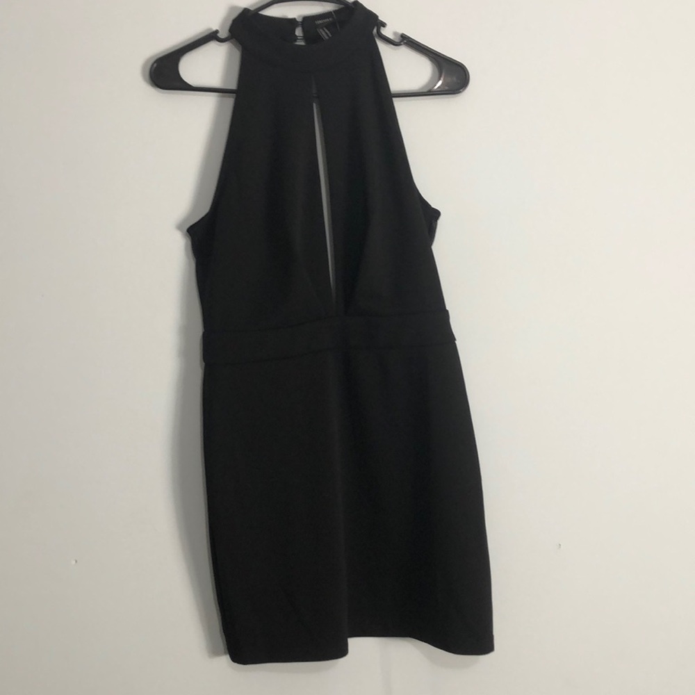 Mini black dress
